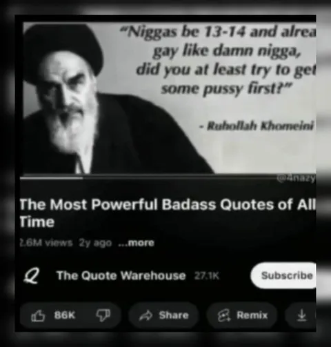 Khomeini's Badass Quote