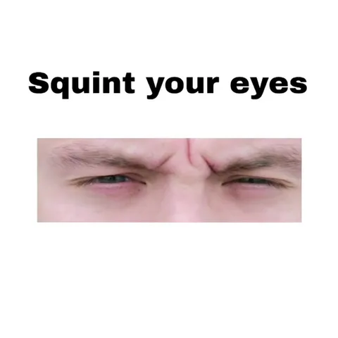 Squint at the Red Point