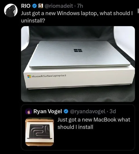Windows Uninstall vs Mac Install