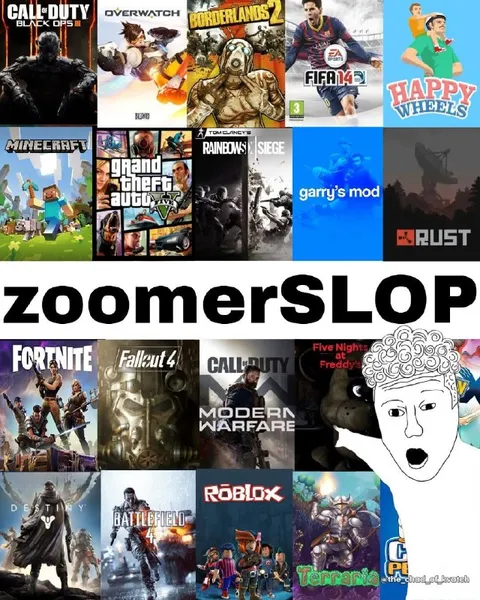 ZoomerSLOP Video Games