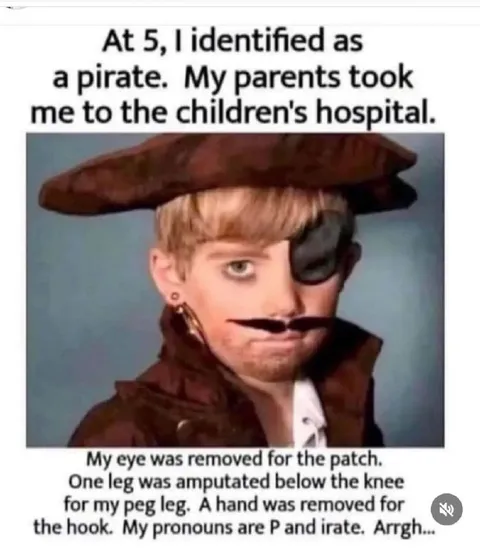 Childhood Pirate Identity