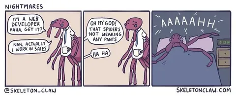 Web Developer Spider Nightmare