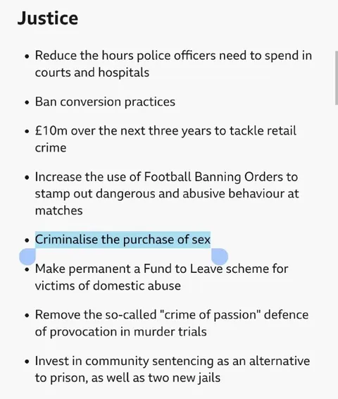 Criminalise the Purchase of Sex