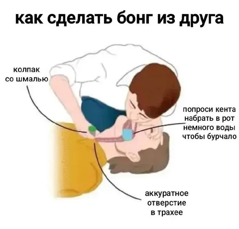 Как сделать бонг из друга
