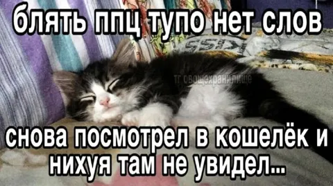 Снова пустой кошелёк