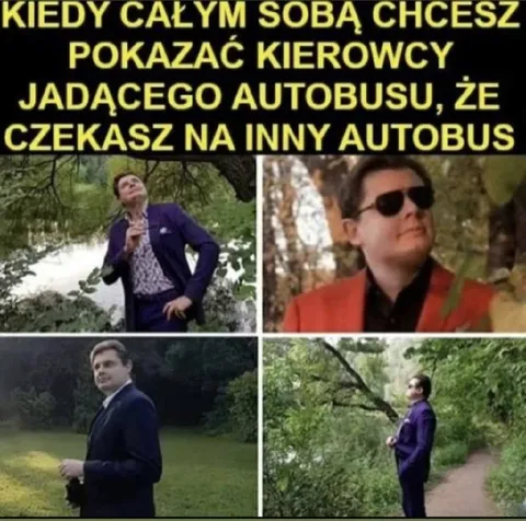 Czekasz na inny autobus