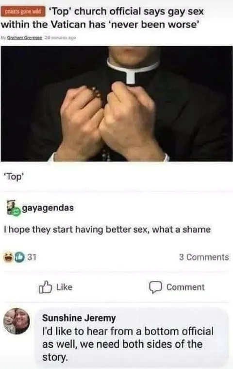 Bottom Official Wants Both Sides