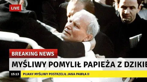 Myśliwy pomylił papieża z dzikiem