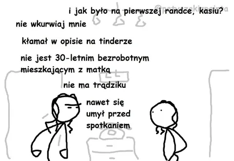 Kłamstwo w opisie na Tinderze