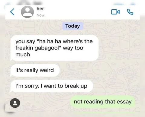 Not Reading That Essay