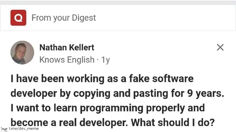 Fake Developer Wants to Learn