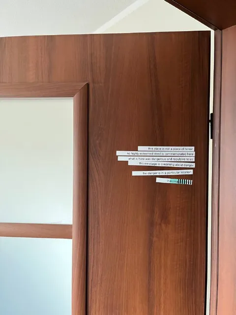 Nuclear Waste Warning Door