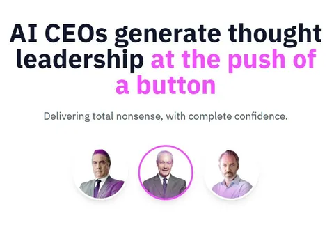 AI CEOs Generate Thought Leadership