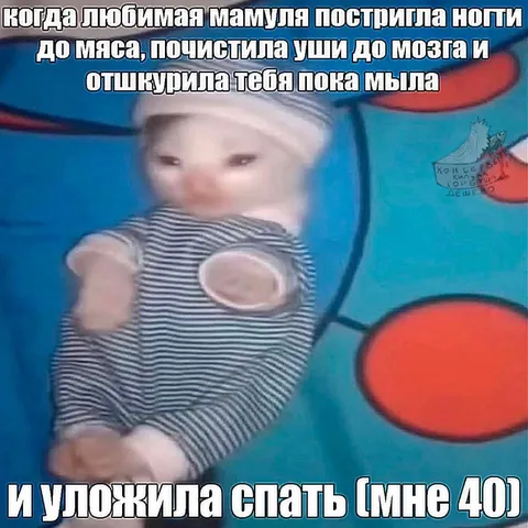 Мамуля уложила спать