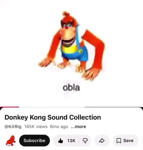 Donkey Kong sound collection