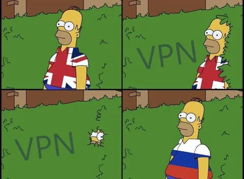 Homer disappears with VPN