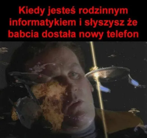 Rodzinny informatyk i nowy telefon