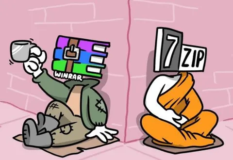 WinRAR Versus 7-Zip