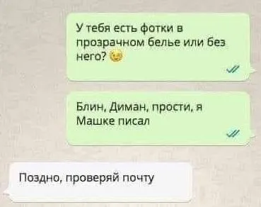Проверяй почту, Диман