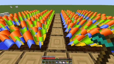 Minecraft ферма из моркови