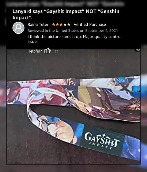 Gayshit Impact Lanyard Review