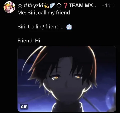 Siri Calls My Friend