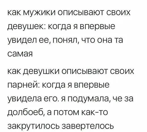 Как мужчины описывают девушек