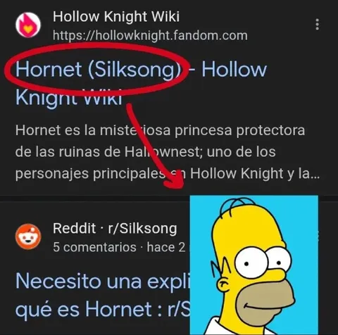 Homer descubre a Hornet
