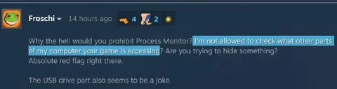 Process Monitor Red Flag