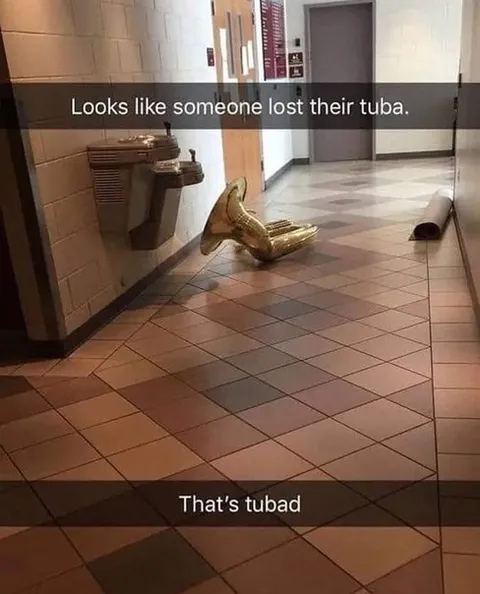 Lost Tuba in the Hallway