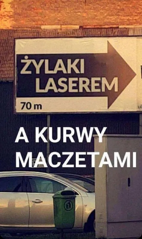 Żylaki laserem, kurwy maczetami