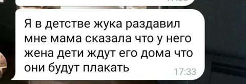 Мама рассказала про жука