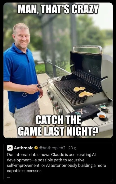 Man, That's Crazy Grill Meme