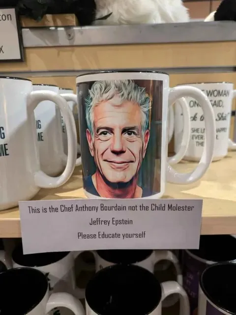 Anthony Bourdain Not Jeffrey Epstein
