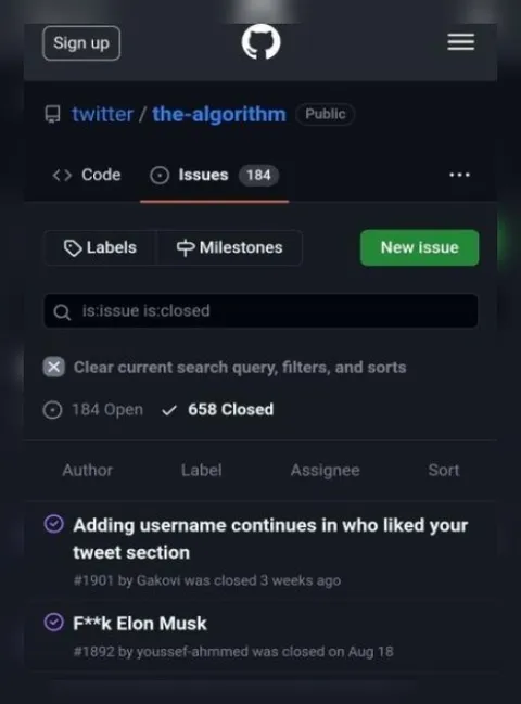 F**k Elon Musk GitHub Issues