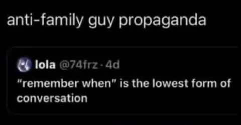 Anti-Family Guy Propaganda