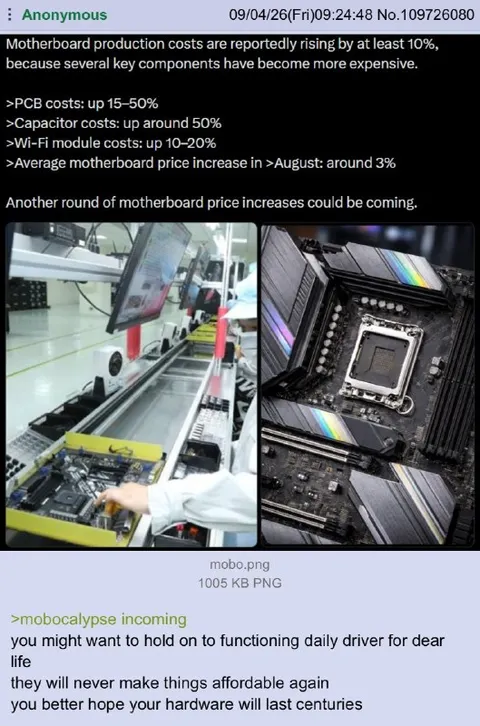 Motherboard Price Apocalypse Incoming