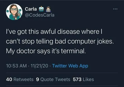 Terminal Computer Joke Disease