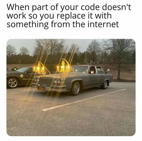 Replacing Broken Code With Internet Code