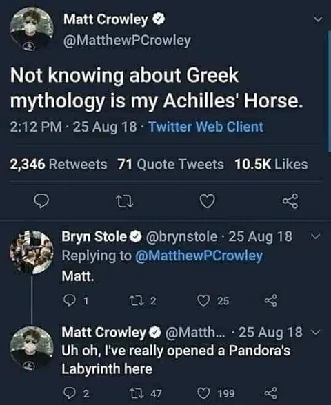 Greek Mythology Wordplay Thread
