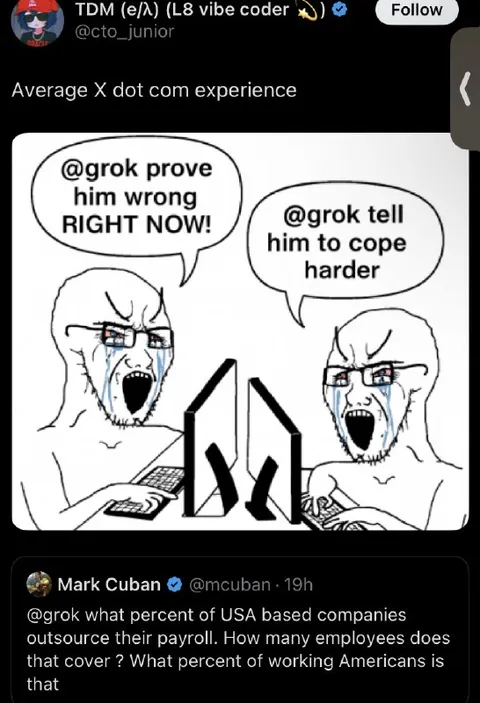 Average X dot com experience