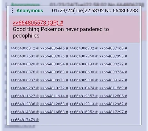 Pokemon Never Pandered to Pedophiles