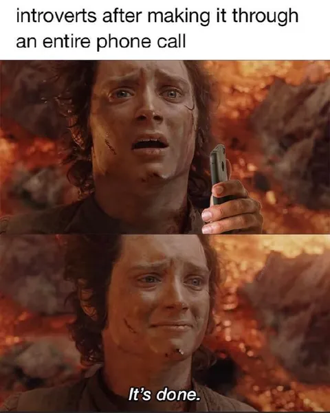 Introvert Survives a Phone Call