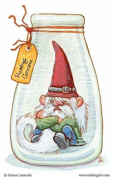 Grumpy Gnome in a Jar
