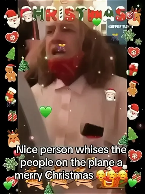 Nice Person Wishes Everyone Merry Christmas
