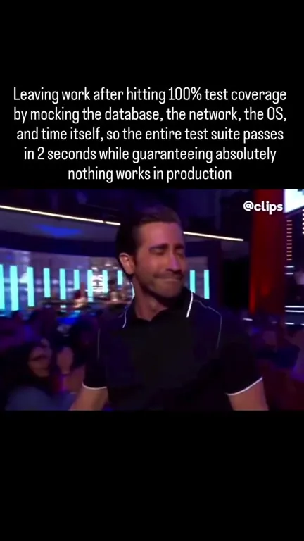 Leaving Work After 100% Test Coverage
