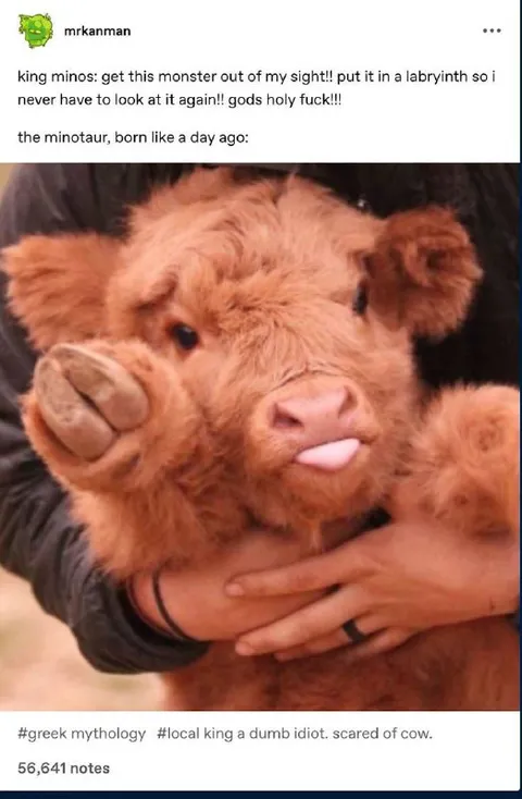 Minos Sees the Minotaur