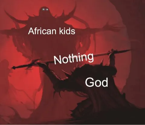 African Kids Nothing God