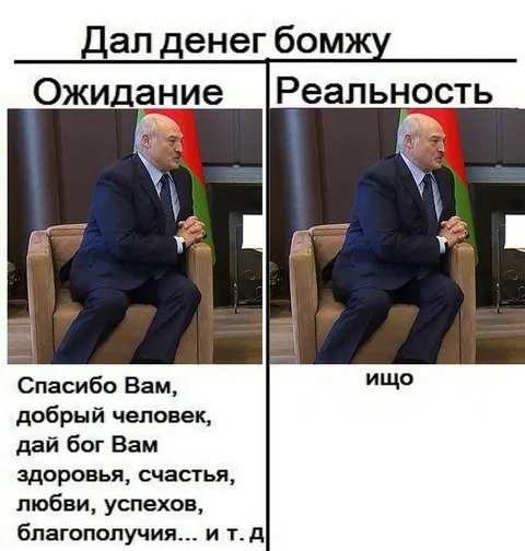 Дал денег бомжу: ожидание и реальность