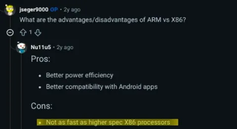ARM vs X86 Pros and Cons